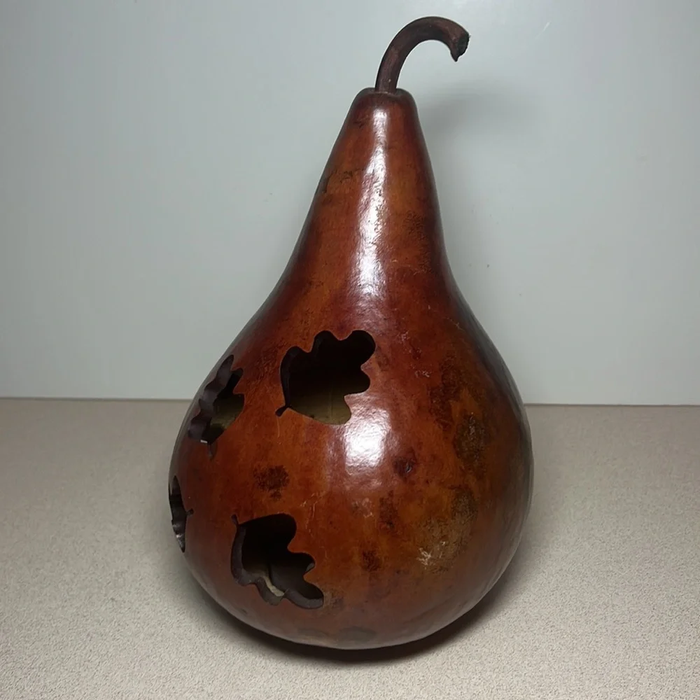 Meadowbrooke Carved Gourd Fall Decor